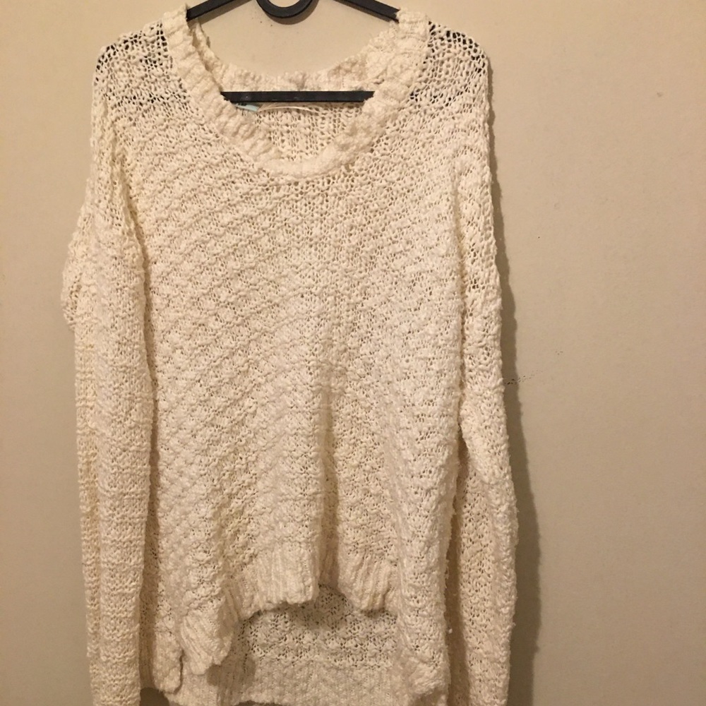 Urban outfitters white knit sweater